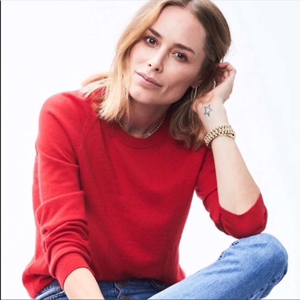 Anine Bing Red Sweatshirt size M